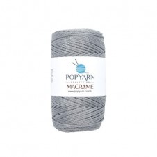 Příze Macrame B044 - šedá, 100g 140m